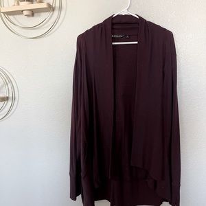 Plum Athleta Open Cardigan